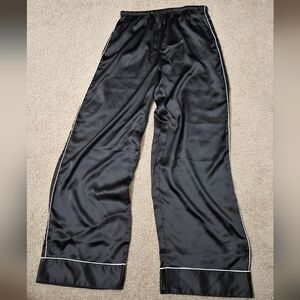Forever 21 Black Satin Trousers